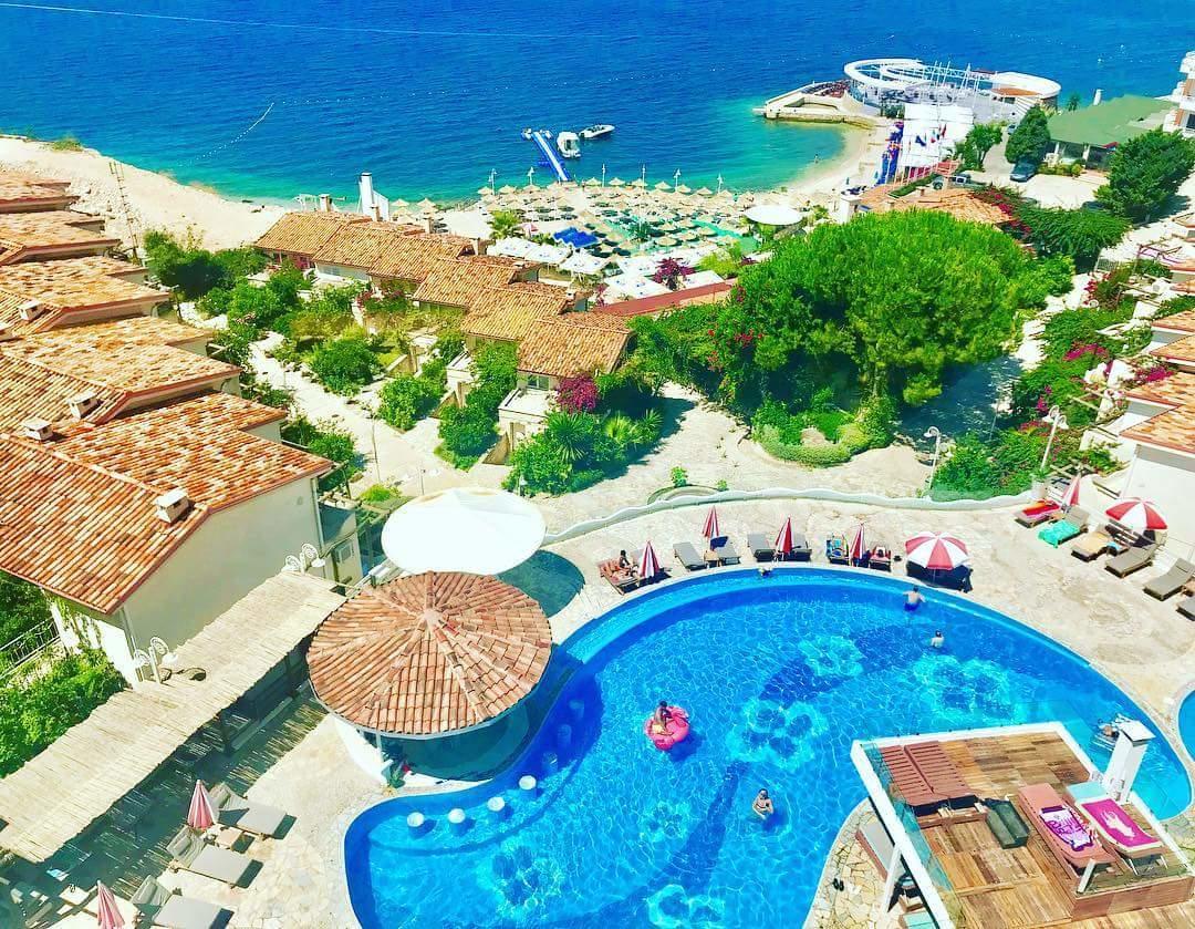 Bougainvill Sunset Villa Sarandë Exterior foto